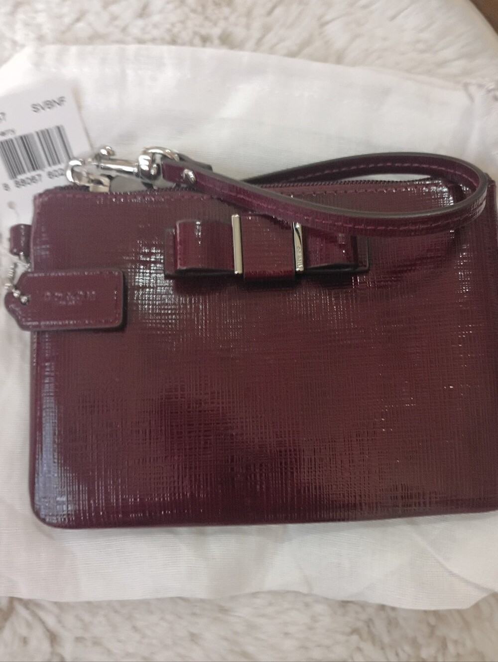 Coach Darcy Bow Wristlet NWT